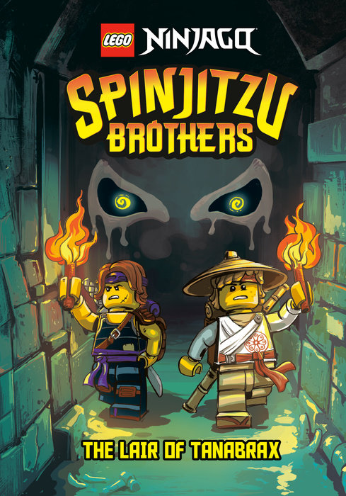 Cover of Spinjitzu Brothers #2: The Lair of Tanabrax (LEGO Ninjago)