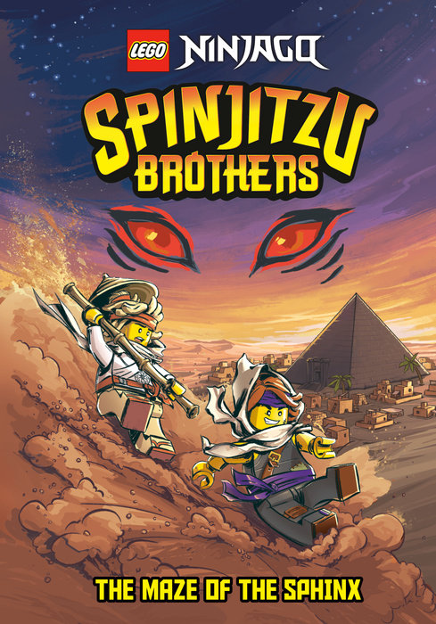 Cover of Spinjitzu Brothers #3: The Maze of the Sphinx (LEGO Ninjago)