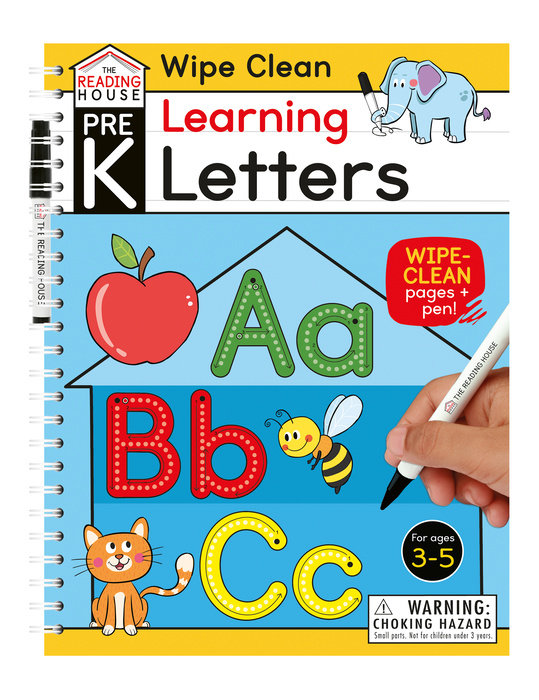 Cover of Learning Letters (Pre-K Wipe Clean Workbook)