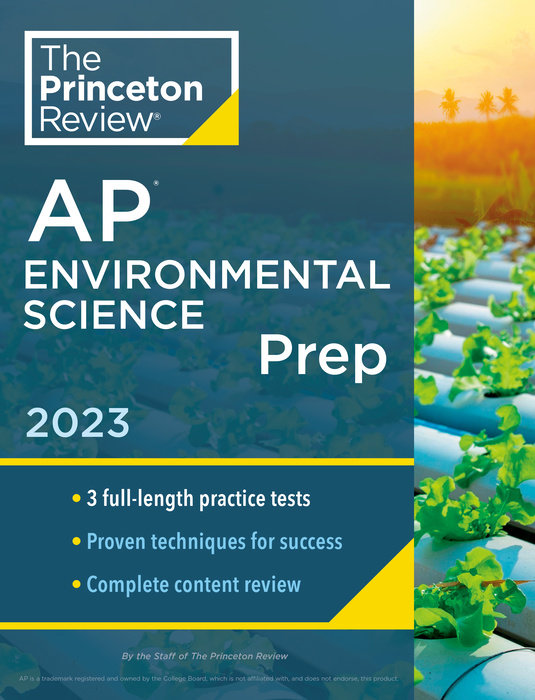 Cover of Princeton Review AP Environmental Science Prep, 2023