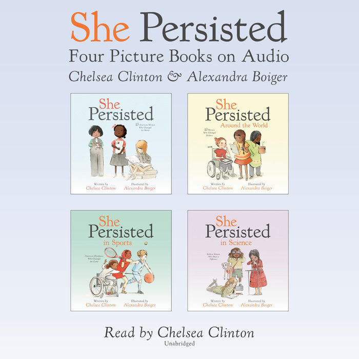She Persisted: Four Picture Books on Audio Cover