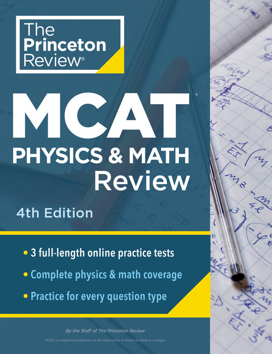 Cover of Princeton Review MCAT Physics and Math Review, 4th Edition