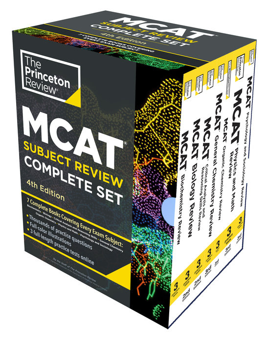 Cover of Princeton Review MCAT Subject Review Complete Box Set, 4th Edition