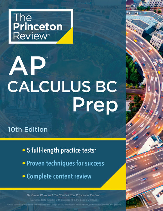 Cover of Princeton Review AP Calculus BC Prep, 10th Edition