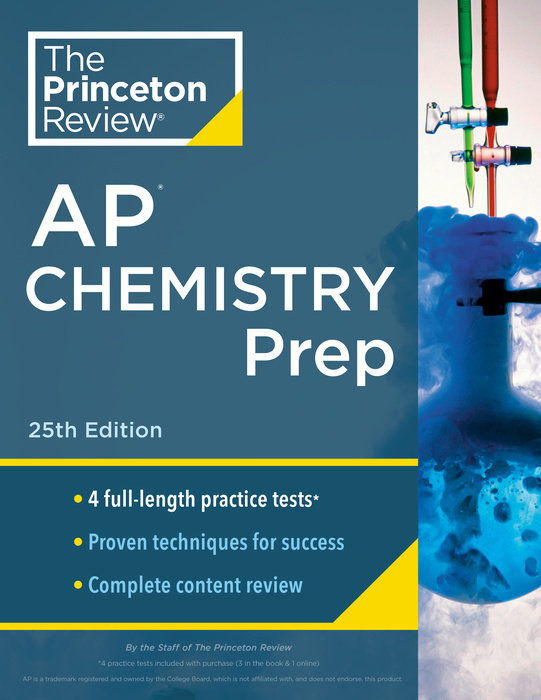 Cover of Princeton Review AP Chemistry Prep, 25th Edition