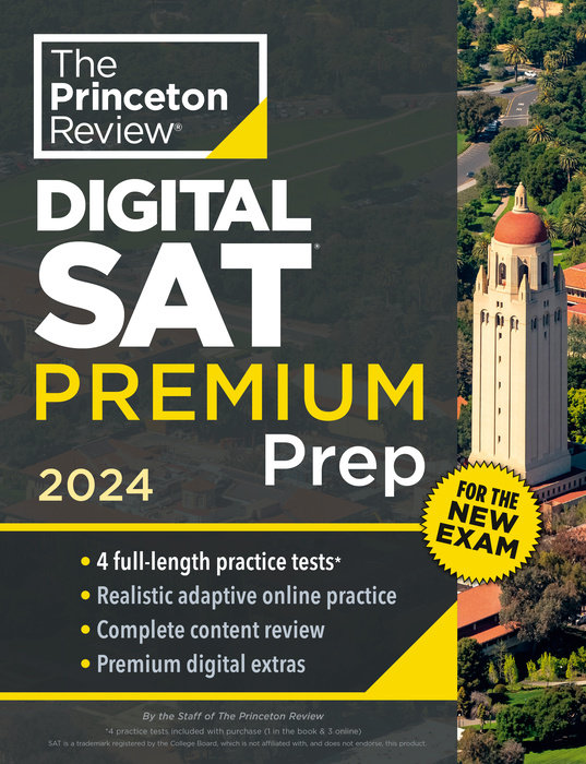 Cover of Princeton Review Digital SAT Premium Prep, 2024