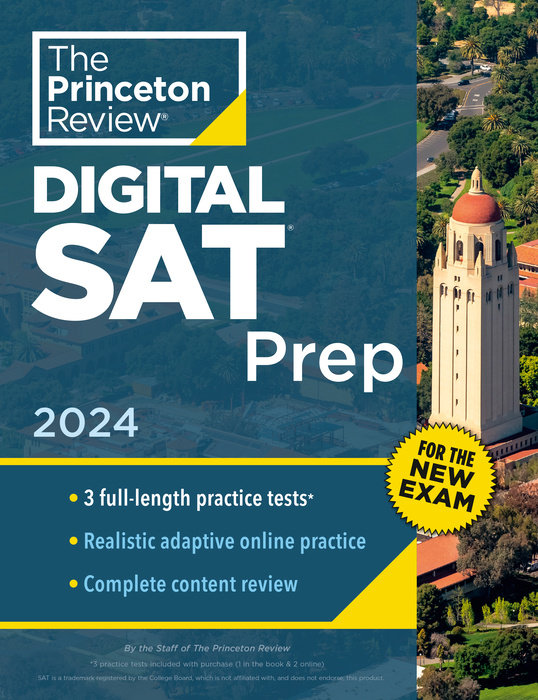 Cover of Princeton Review Digital SAT Prep, 2024