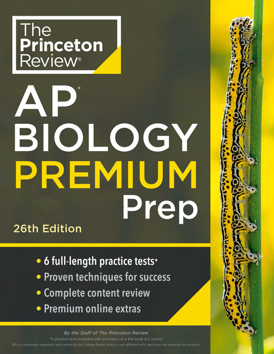 Cover of Princeton Review AP Biology Premium Prep, 26th Edition