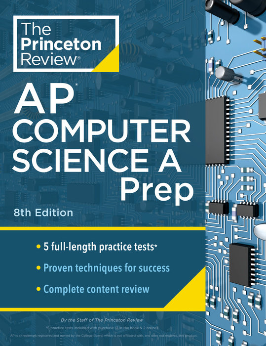 Cover of Princeton Review AP Computer Science A Prep, 8th Edition