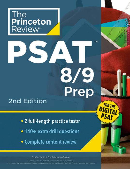 Cover of Princeton Review PSAT 8/9 Prep, 2nd Edition