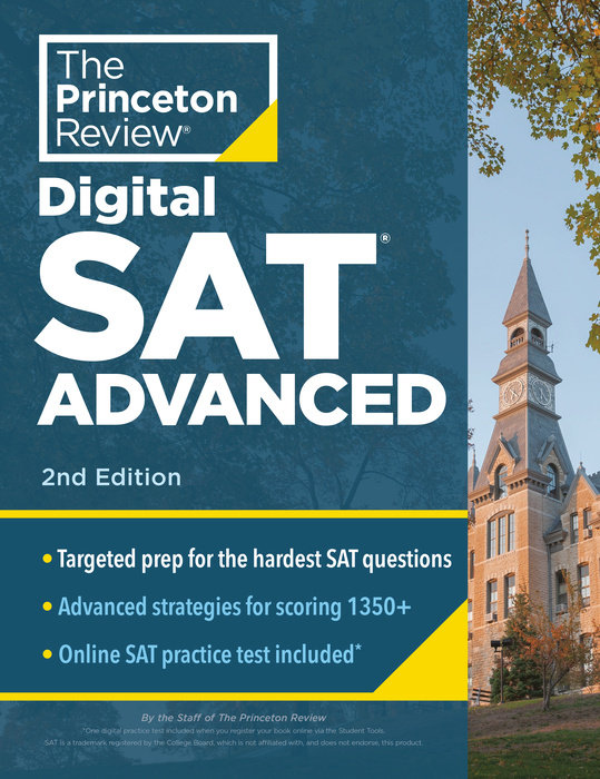 Cover of Princeton Review Digital SAT Advanced, 2nd Edition
