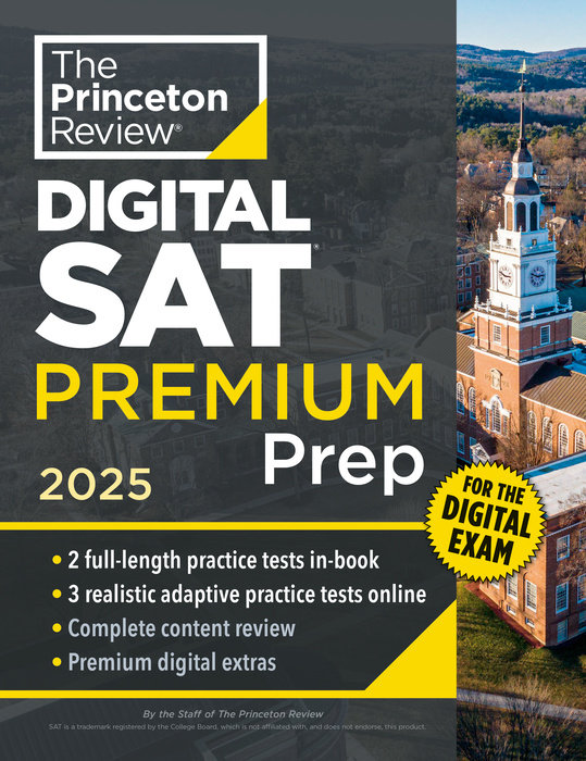 Cover of Princeton Review Digital SAT Premium Prep, 2025