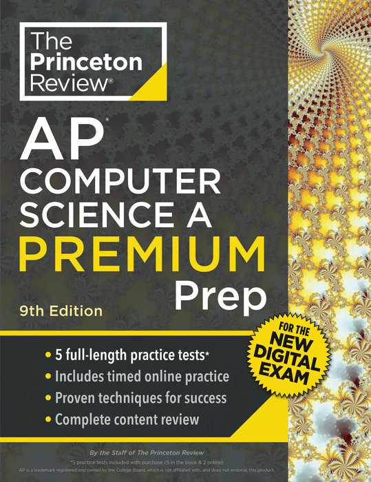 Cover of Princeton Review AP Computer Science A Premium Prep, 9th Edition