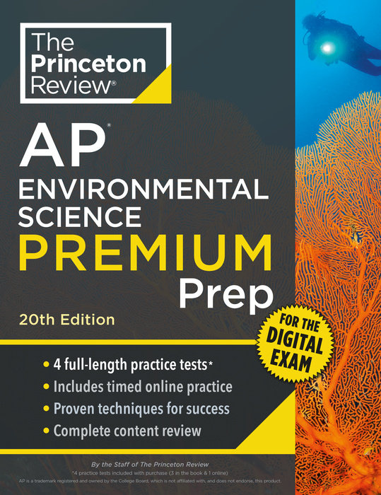 Cover of Princeton Review AP Environmental Science Premium Prep, 20th Edition