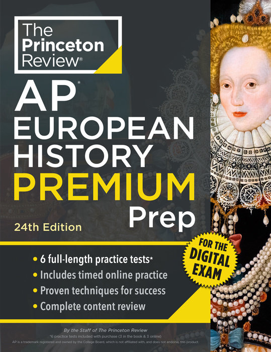 Cover of Princeton Review AP European History Premium Prep, 24th Edition