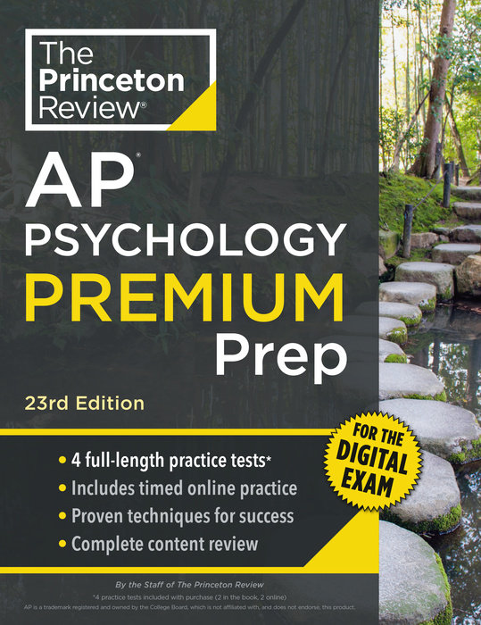 Cover of Princeton Review AP Psychology Premium Prep, 23rd Edition