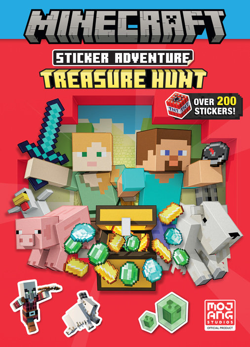 Cover of Minecraft Sticker Adventure: Treasure Hunt (Minecraft)