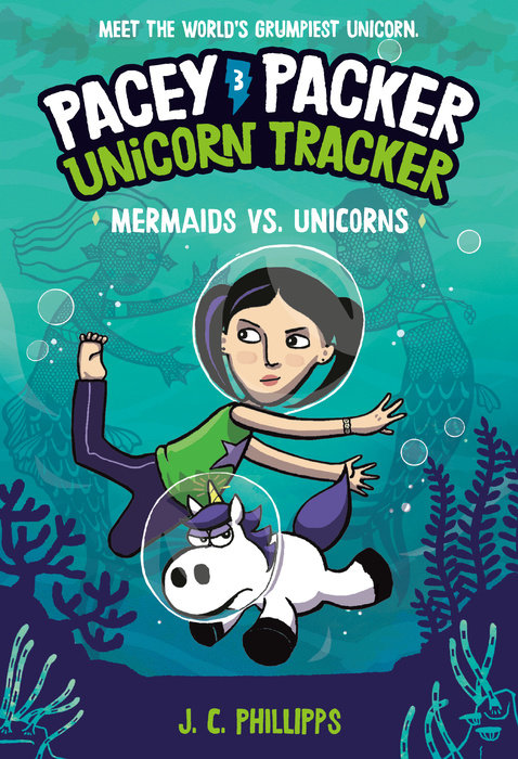 Cover of Pacey Packer, Unicorn Tracker 3: Mermaids vs. Unicorns