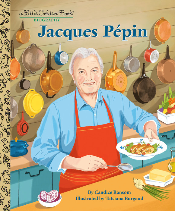 Cover of Jacques Pépin: A Little Golden Book Biography