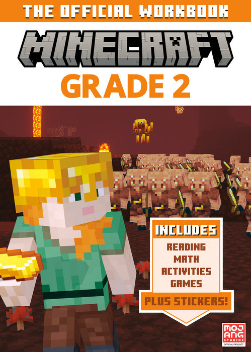 Cover of Official Minecraft Workbook: Grade 2