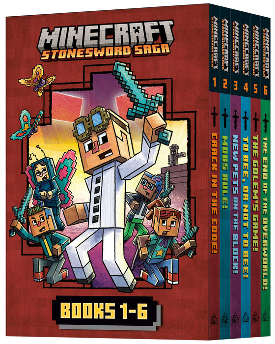 Cover of Minecraft Stonesword Saga Chapter Book Boxed Set (Minecraft Stonesword Saga)