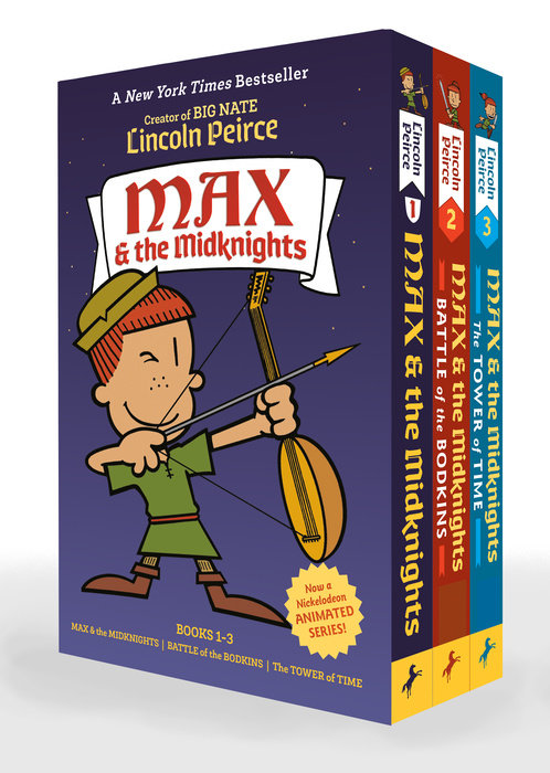 Cover of Max and the Midknights Paperback 3-Book Boxed Set