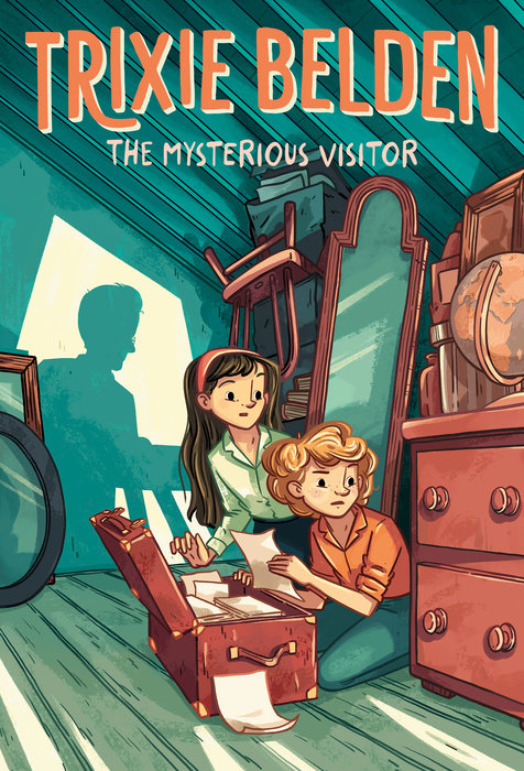 Cover of The Mysterious Visitor: Trixie Belden