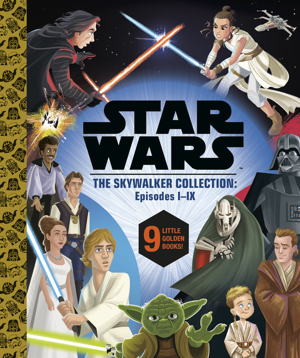 Cover of Star Wars Episodes I - IX: a Little Golden Book Collection (Star Wars)