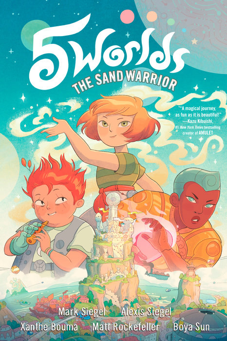 Cover of 5 Worlds Book 1: The Sand Warrior