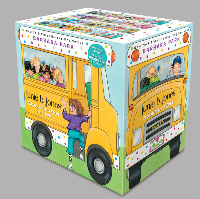 Cover of Junie B. Jones Books in a Bus 28-Book Boxed Set