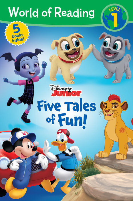 Cover of World of Reading: Disney Junior: Five Tales of Fun!-Level 1 Reader Bindup