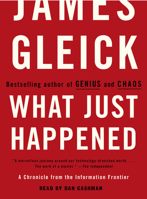 Chaos James Gleick. What happened обложка. Just happened.