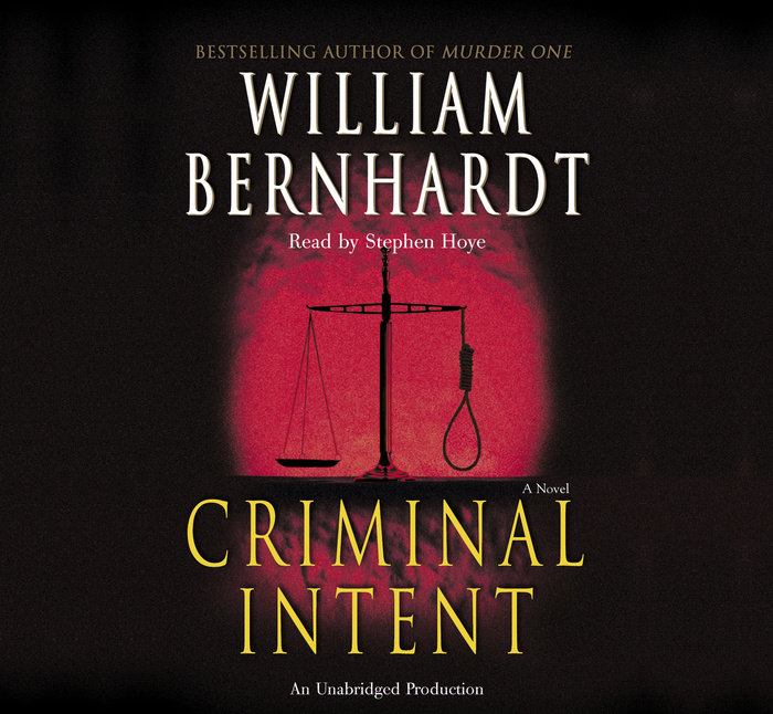 Criminal Intent Cover