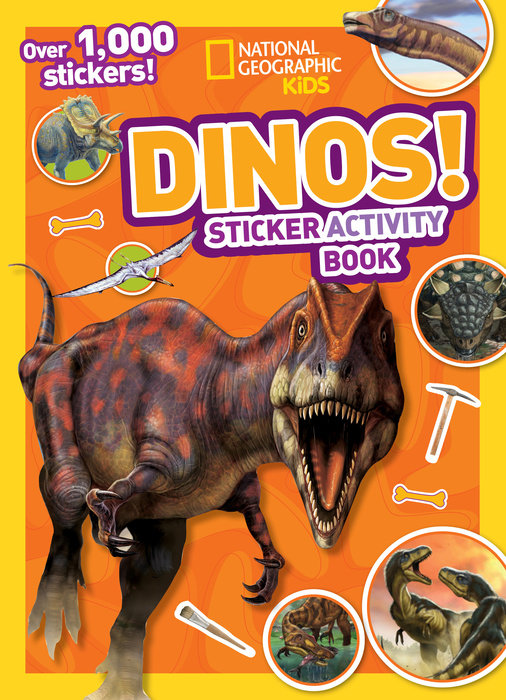 Cover of National Geographic Kids Dinos Sticker Activity Book