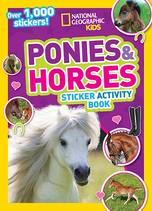 Cover of National Geographic Kids Ponies and Horses Sticker Activity Book