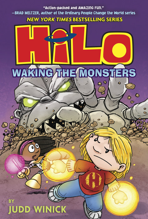 Cover of Hilo Book 4: Waking the Monsters