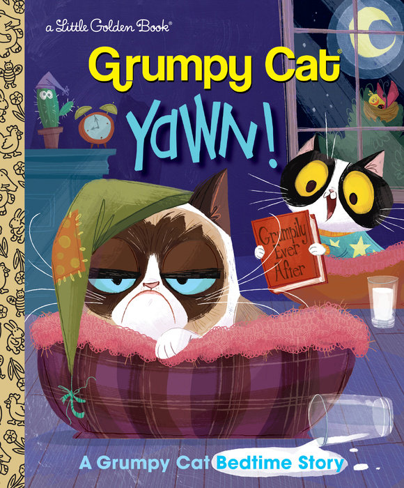 Cover of Yawn! A Grumpy Cat Bedtime Story (Grumpy Cat)