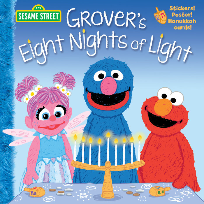 Cover of Grover\'s Eight Nights of Light (Sesame Street)