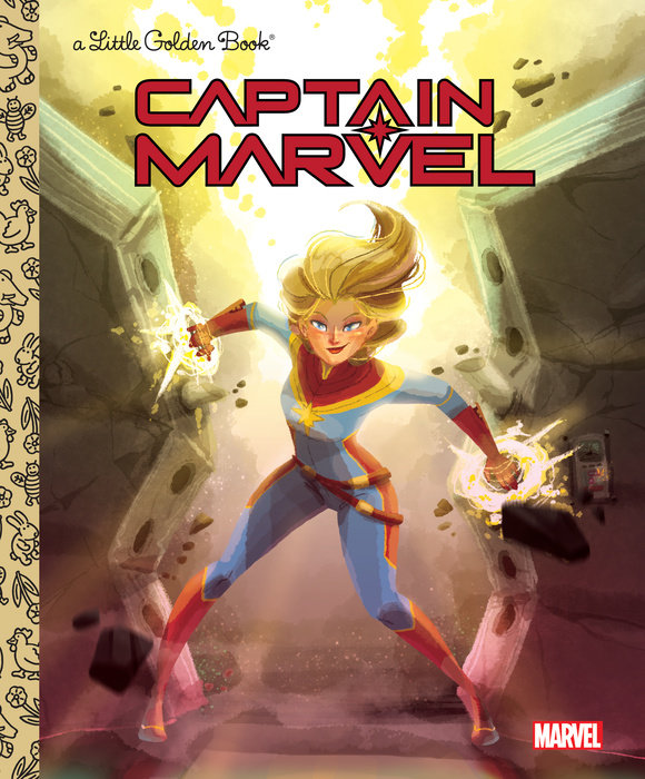 Cover of Captain Marvel Little Golden Book (Marvel)