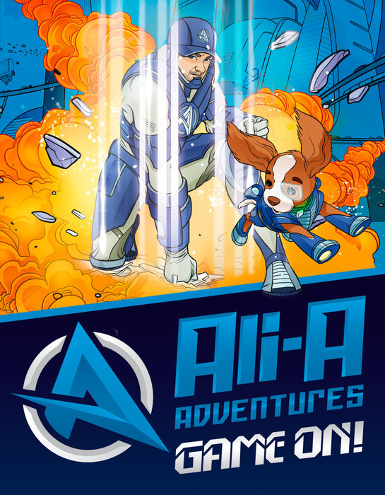 Cover of Ali-A Adventures: Game On! The Graphic Novel