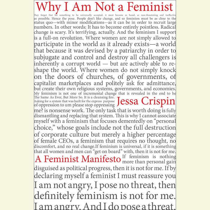 Why I Am Not A Feminist Cover
