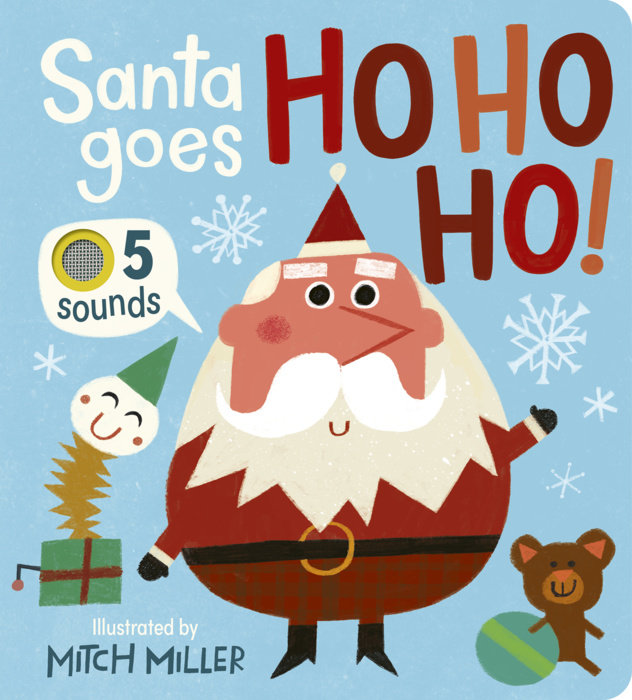 Cover of Santa Goes Ho Ho Ho! An Interactive Book with 5 Sounds!