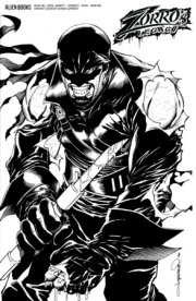 Zorro's Legacy #2 Variant D (Lopresti B&W) 