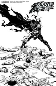 Zorro's Legacy #3 Variant D (Lopresti B&W) 