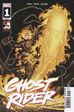 GHOST RIDER 1 CORY SMITH 3RD PRINTING VARIANT