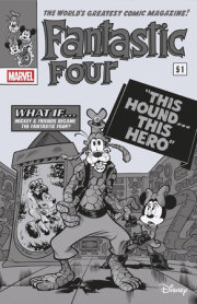 FANTASTIC FOUR #29 PAOLO MOTTURA BLACK AND WHITE DISNEY WHAT IF? FANTASTIC FOUR HOMAGE VARIANT 