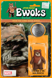 STAR WARS: EWOKS #1 JOHN TYLER CHRISTOPHER ACTION FIGURE VARIANT 