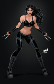 WOLVERINE #30 DAVID NAKAYAMA COLOR BLOCK BLACK VIRGIN 1:50 VARIANT 