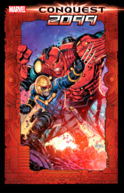 CONQUEST 2099 #4 KEN LASHLEY FRAME VARIANT 