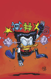 MARVEL & DISNEY: WHAT IF...? DONALD DUCK BECAME WOLVERINE #1 SKOTTIE YOUNG RATIO  VIRGIN 2ND PRINTING VARIANT 